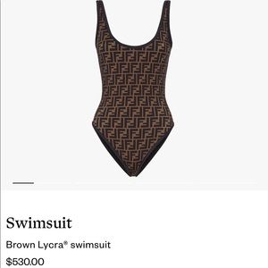 Fendi bathing suit